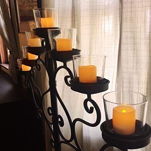 Homemory Flameless Votive Candles with Remote, 12PCS Flickering Battery
