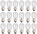 Newhouse Lighting S14LED18 Outdoor Weatherproof S14 String Light Bulbs, 18 Count (Pack of 1)