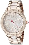Betsey Johnson Women's BJ00478-01 Analog Display Quartz Rose Gold Watch