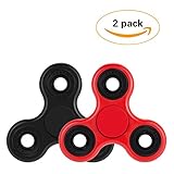 2 Pack EDC Fidget Spinner, Hand Tri-Spinner Fidget Stress Relief Toys for Adults and Kids, All-in-one Design High Speed Ceramic Bearing 2-3 Min Spins,Relieves your ADD ADHD Autism Anxiety and Boredom