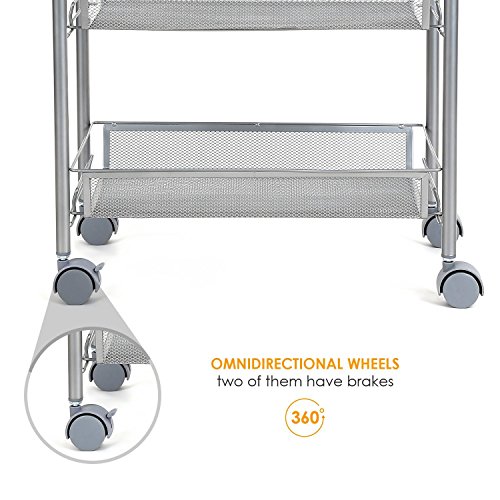 6 Homfa+Rolling+Multifunction+Utility+Shelving