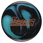 Ebonite Turbo/R Black Sparkle/Aqua