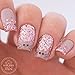 Premium Nail Vinyls - No Rip Handmade Nail Art Stickers, Self-Adhesive Nail Tips Guides for DIY Decoration Stencil Tools (Menchie Kitten French Tips)