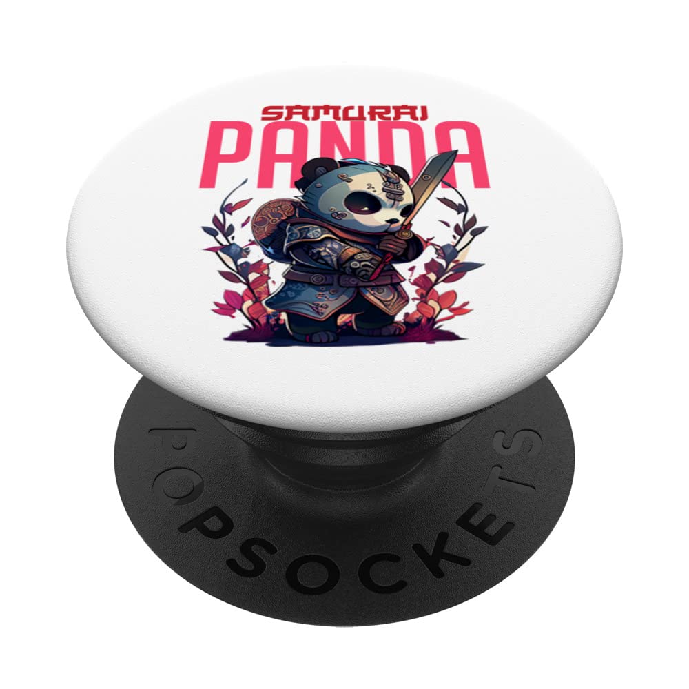 Get Your Japanese Art Fix with Samurai Panda Art. PopSockets Swappable PopGrip