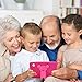 Ogima Kid Pad 7 Inch Android Tablet Touch Kids Tablet 7'' Quad Core with Games Dual Cameras Wi-Fi Google Play Store w/IWAWA Learning APP 1024 X 600 HD Resolution 8GB Storage