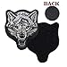 EHOPE Wolf Patch Embroidered Armbands Badges Patch Hook & Loop Patches 2.95
