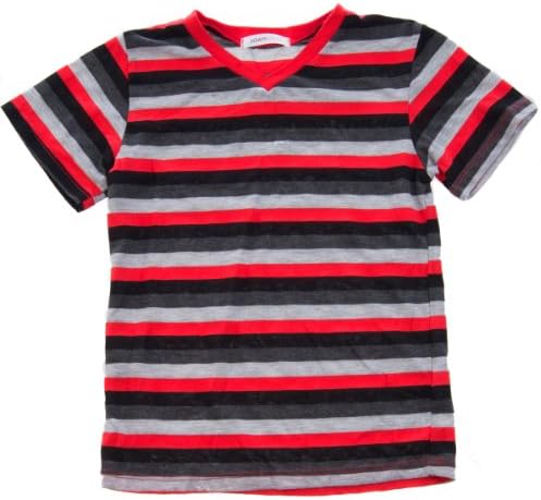 Joah Love Austin Multistripe Tee in Cayenne, 10