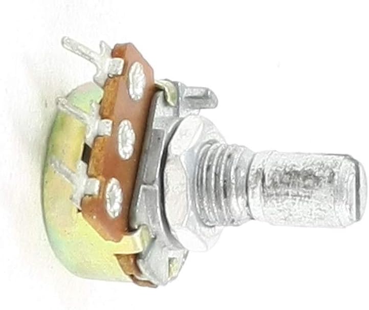 Aexit 20K ohm 3-Pin 6mm Split Knurled Shaft Rotary Linear Taper Potentiometers (ad803617fa8294124893742e06be1ad1)