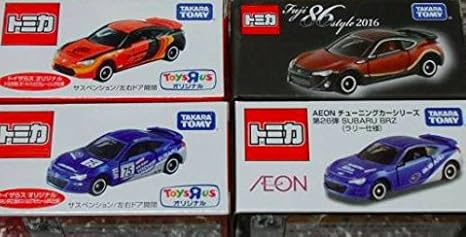 Amazon 限定トミカ トイザらス イオン Brz 4種 ミニカー ダイキャストカー おもちゃ