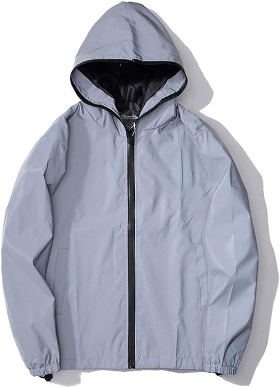 Veste Réfléchissante NewL 3M Homme/femme - Coupe-vent Sportif Fluorescent Sécurité Nuit
