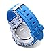 7 Colors Flashing Luminous Pointers Waterproof Quartz Analog Digital Kids Watch Boys Girls Blue