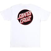 SANTA CRUZ Other Dot S/S Heavyweight T-Shirt White w/UV Reveal Med Mens
