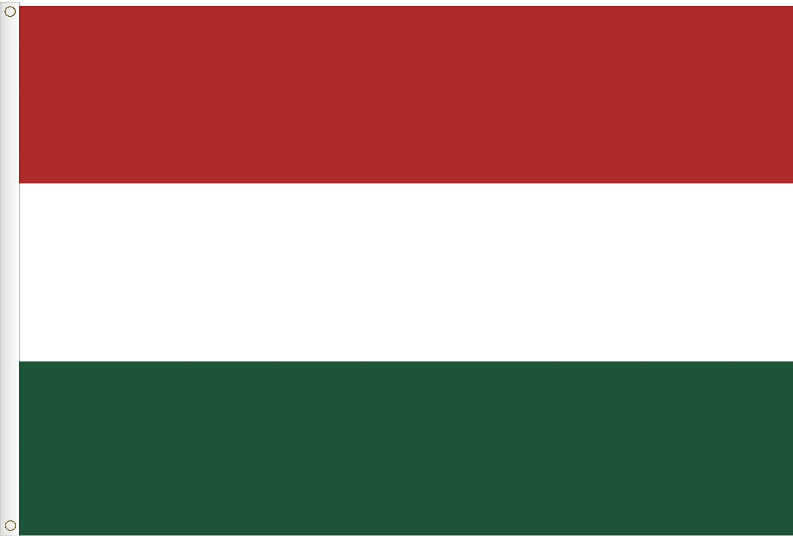FLAG OF HUNGARY. PREMIUM SATIN QUALITY. BIG SIZE 150X90