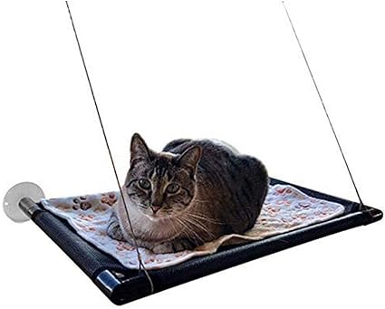 Levoberg Hamac Fenetre Chat Avec Ventouse Lit De Chat Suspendu Transat Chaton Amazon Fr Animalerie