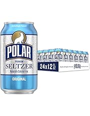 Polar Seltzer Water, 12 fl oz cans, 24 pack