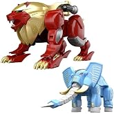Bandai SMP Hyakuju Sentai Gaoranger GaoKnight Model Kit | Combine 6 Power Animals | Build & Display Figure