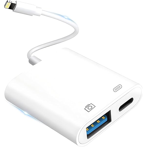 Apple Lightning to USB 3 カメラアダプター Amazon.com: Apple Lightning to USB 3 Camera Adapter