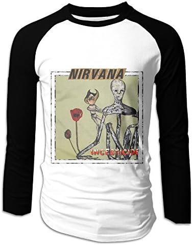 Nirvana Incesticide Long Sleeve Baseball Raglan Tees Man's
