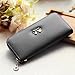 BaoLan Womens Wallet Clutch Bowknot Leather Wallets Card Holder Case Long Ladies Purse Wallet for Women Black