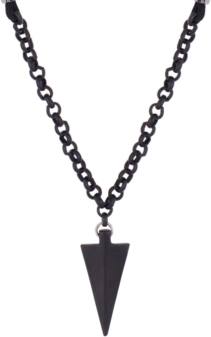 by Voylla Biker Black Arrow Pendant Jewelry Gift for Him, Boy, Men, Father, Brother, Boyfriend