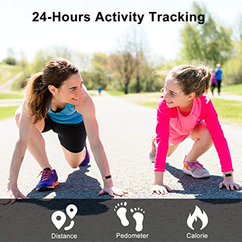 TOOBUR Slim Fitness Tracker Watch, Activity Tracker, Pedometer, Calorie