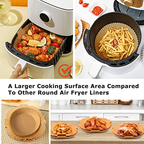 Palksky 100Pcs Air Fryer Baking Paper Square Air Fryer Baking Liners, Baking Paper for Air