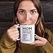 MyCozyCups Mom Nutritional Facts Coffee Mug - Funny New Gag 11oz Novelty Gift from Daughter, Son, Husband for Birthday, Christmas, Anniversary, Valentine's Day - Awesome Mommy Cup