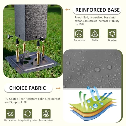 Betisef 10x12 Outdoor Pergola with Retractable Canopy Review: Adjustable Shade for Any Patio image 17