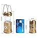 2 Pack Camping Lantern, GT ROAD Solar Rechargeable Led Camping Lantern