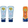 Banana Boat Light As Air Sunscreen Lotion SPF 50 Twin Pack and Sport Ultra SPF 50 Sunscreen Lotion Bundle