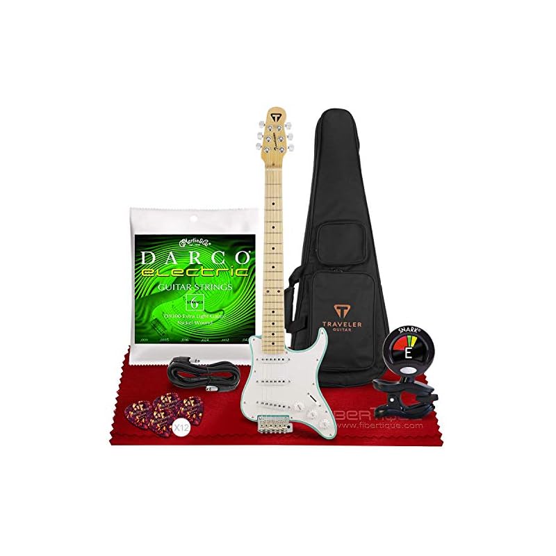 Traveler Guitar Travelcaster Deluxe Solidbody Electric Guitar (Surf