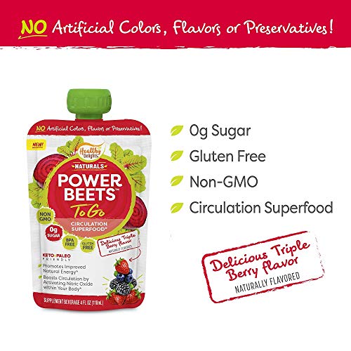 Healthy Delights Naturals Power Beets to Go, 6 Count