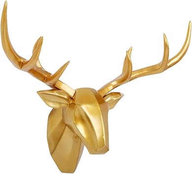 Amazon Com Faux Deer Head Faux Taxidermy Animal Head Wall Decor