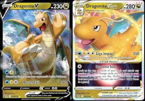 Pokemon Dragonite V & Vstar 050/078 - Go - Ultra Rare Card Lot price in UAE | Amazon UAE | kanbkam Pokemon Dragonite V & Vstar 050/078 - Go - Ultra Rare Card Lot price in UAE | Amazon UAE | kanbkam