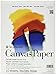 Strathmore 200 Series Canvas Paper, Tape Bound Pad, 9x12 inches, 10 Sheets (115lb/187g) - Artist Paper for Adults and Students - Oil Paint, Acrylic Paint, Mixed Media, Art Journaling