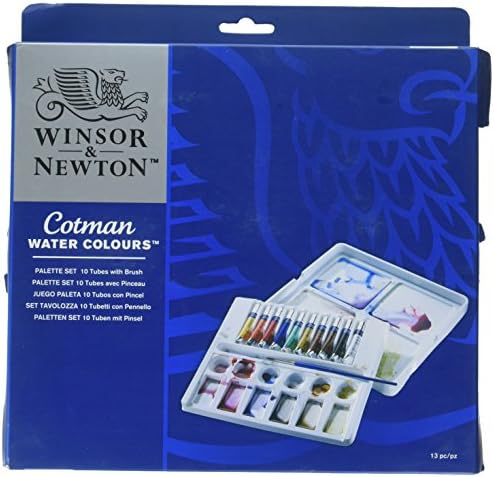 COLART AMERICAS 0390646 Cotman Water Color Palette Set 10 Tubes