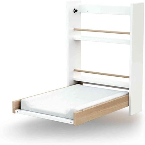 wooden wall mounted changing table