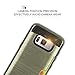 Jwest Galaxy S8 Plus Case, S8 Plus Wallet Card Holder Rubber Bumper Hard PC Back Hybrid [Dual Layer] Shockproof Cover with Card Slots for S8+ Plus 6.2 inch (2017)-Army Green