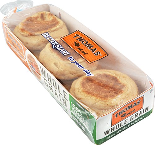 Thomas', 100% Whole Wheat English Muffins, 6 ct, 12 oz - Thumbnail 4