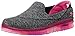 Skechers Performance Women's Go Flex Slip-On Walking Shoe,Black/Hot Pink,9 M US