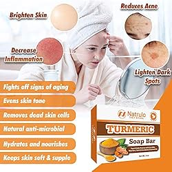 Turmeric Soap Bar for Face & Body - All Natural