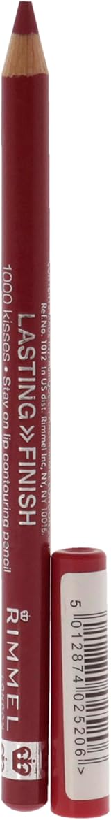 Rimmel London 1000 Kisses Lip Liner Indian Pink 004 Lasting Finish 8hr view 2