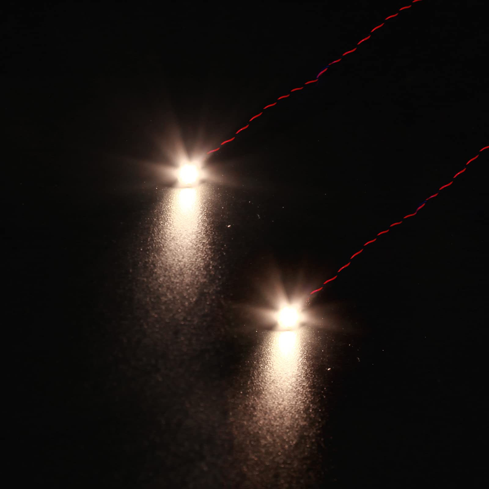 BrickBling Warm White LED Light Set (15 cm) for DIY/MOC Lighting (Pack of 2) LED Lighting Set Decoration Lights for Lego and Other Major Brand Bricks — image 1