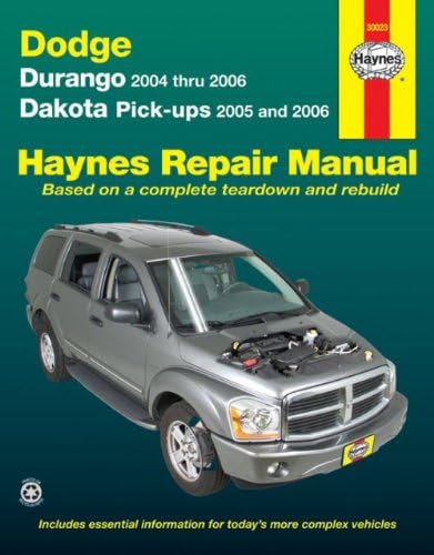 新古品　ヘインズ　整備本　洋書　Dodge Dakota Durango 2004 thru 2009 & Dakota Pick-Ups 2005 thru 2011 Haynes
