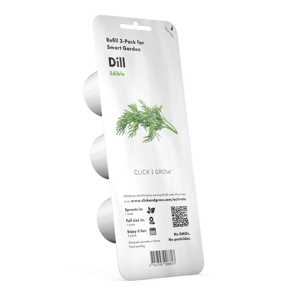 Click and Grow Plant Pods Refill 3 Pack Pod (Dill)