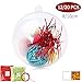 Shinyee Clear Fillable Ornaments Ball DIY Christmas Ornaments Xmas Clear Sphere Plastic Empty Round DIY Ornaments Set,Baubles Christmas Tree Balls Ornaments Fillable Big Orb Craft(Clear 80mm 12 Balls)