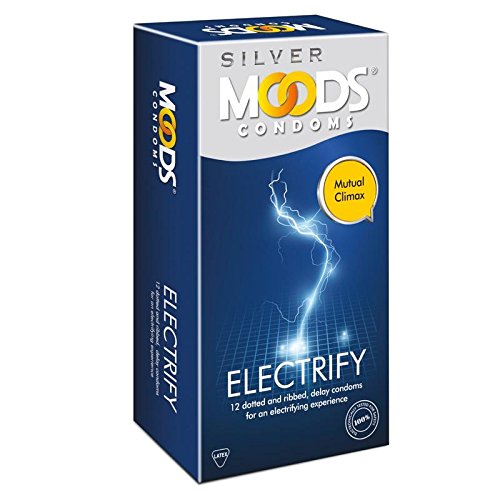Moods Condoms [Silver Electrify]-[3 box * 12 pcs]