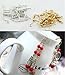 yueton 500pcs Mix Color Metal Wire Bead Earring Hooks Earwires