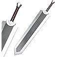 Blazing Steel Fantasy Foam Dragon Slayer Berserk Guts Sword Anime Cosplay & Costume (Different Size to Choose from)