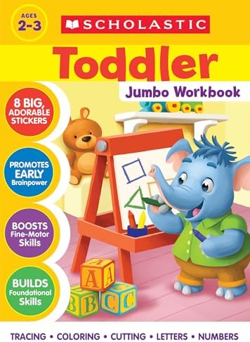 Scholastic - PRE-K Workbook with Motivational Stickers (Scholastic